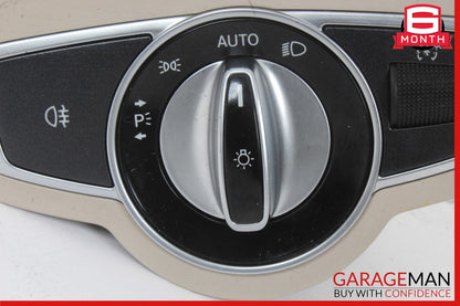 15-20 Mercedes W205 C300 Head Light Headlight Control Switch Trim Assy Beige OEM