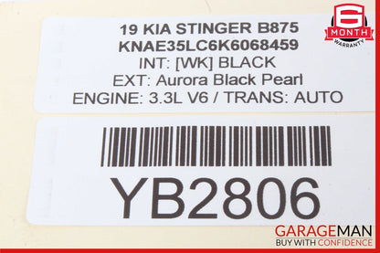 18-23 Kia Stinger Rear Right Passenger Side Seat Belt Seatbelt Buckle OEM