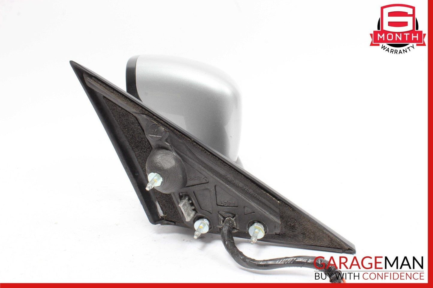 14-17 Maserati Ghibli Front Left Side Mirror Door Rear View Gray/Black OEM