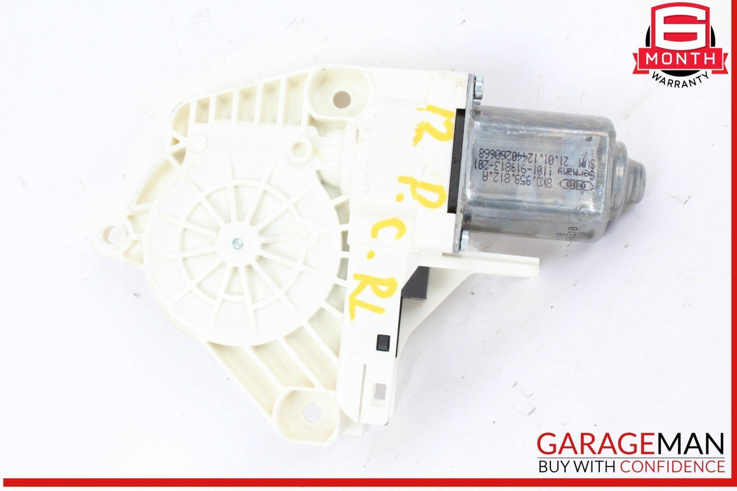 11-18 Porsche Cayenne S 958 Rear Left Side Door Window Regulator Motor Unit OEM