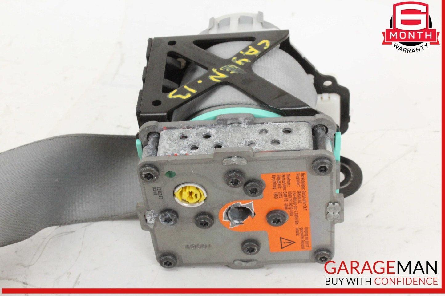 11-14 Porsche Cayenne 958 AWD Rear Right Passenger Side Seat Belt 306709999 OEM