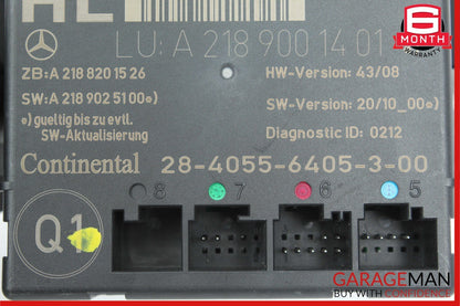 08-18 Mercedes W204 C250 CLS550 C300 Rear Left Side Door Control Module OEM