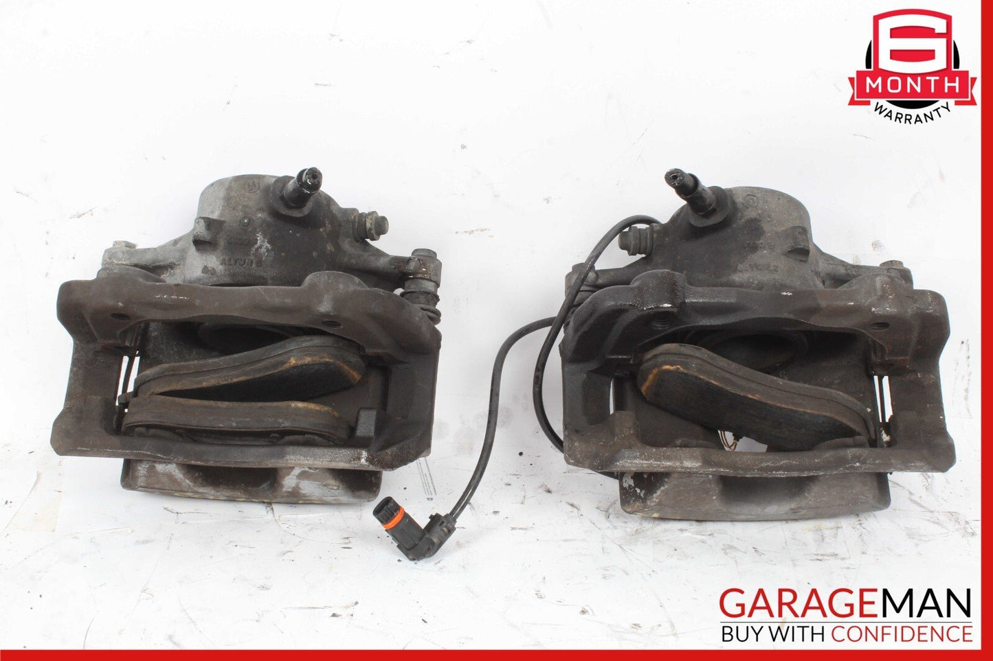08-15 Mercedes R172 SLK250 Front Left & Right Side Brake Calipers Set 295x28