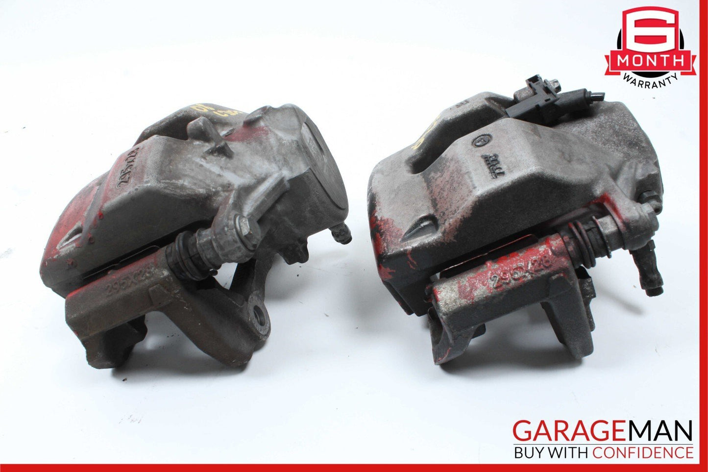 08-14 Mercedes W204 C300 C350 Front Brake Calipers Left and Right Set OEM