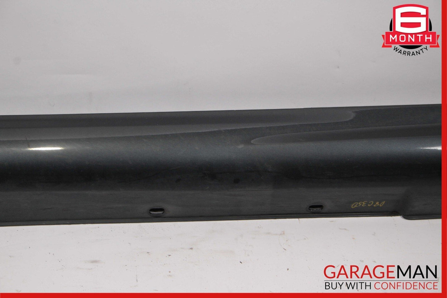 08-14 Mercedes W204 C250 AMG Sport Left Side Skirt Rocker Moulding Panel Gray
