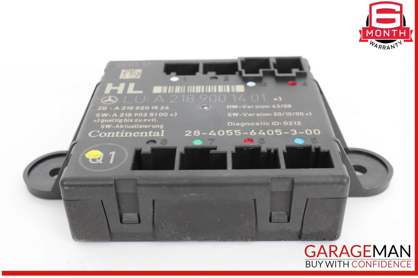 08-18 Mercedes W204 C250 Rear Left Side Door Control Module Unit OEM