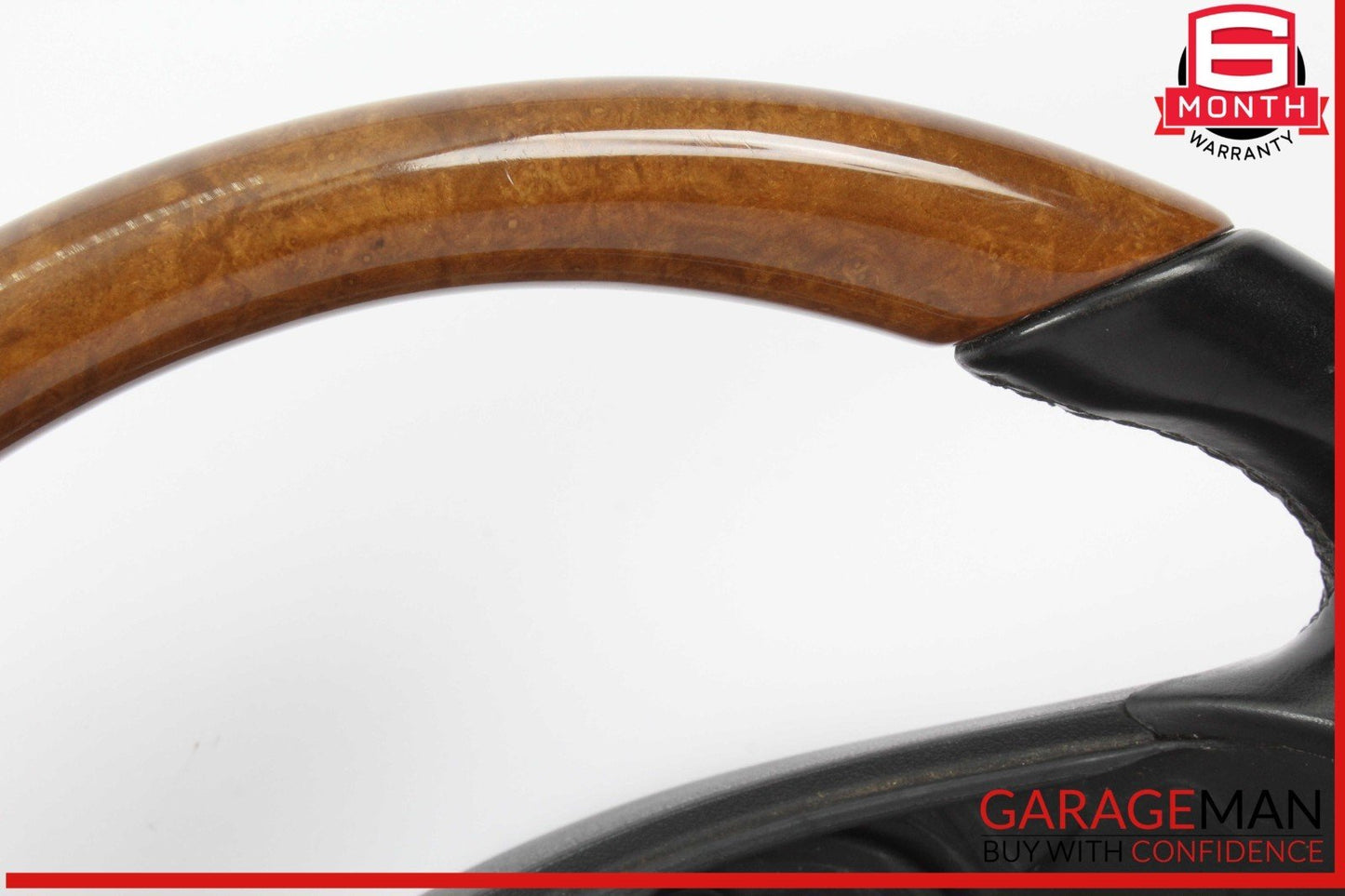 09-12 Mercedes R171 SLK300 SL550 SLK350 3 Spoke Steering Wheel Wood OEM
