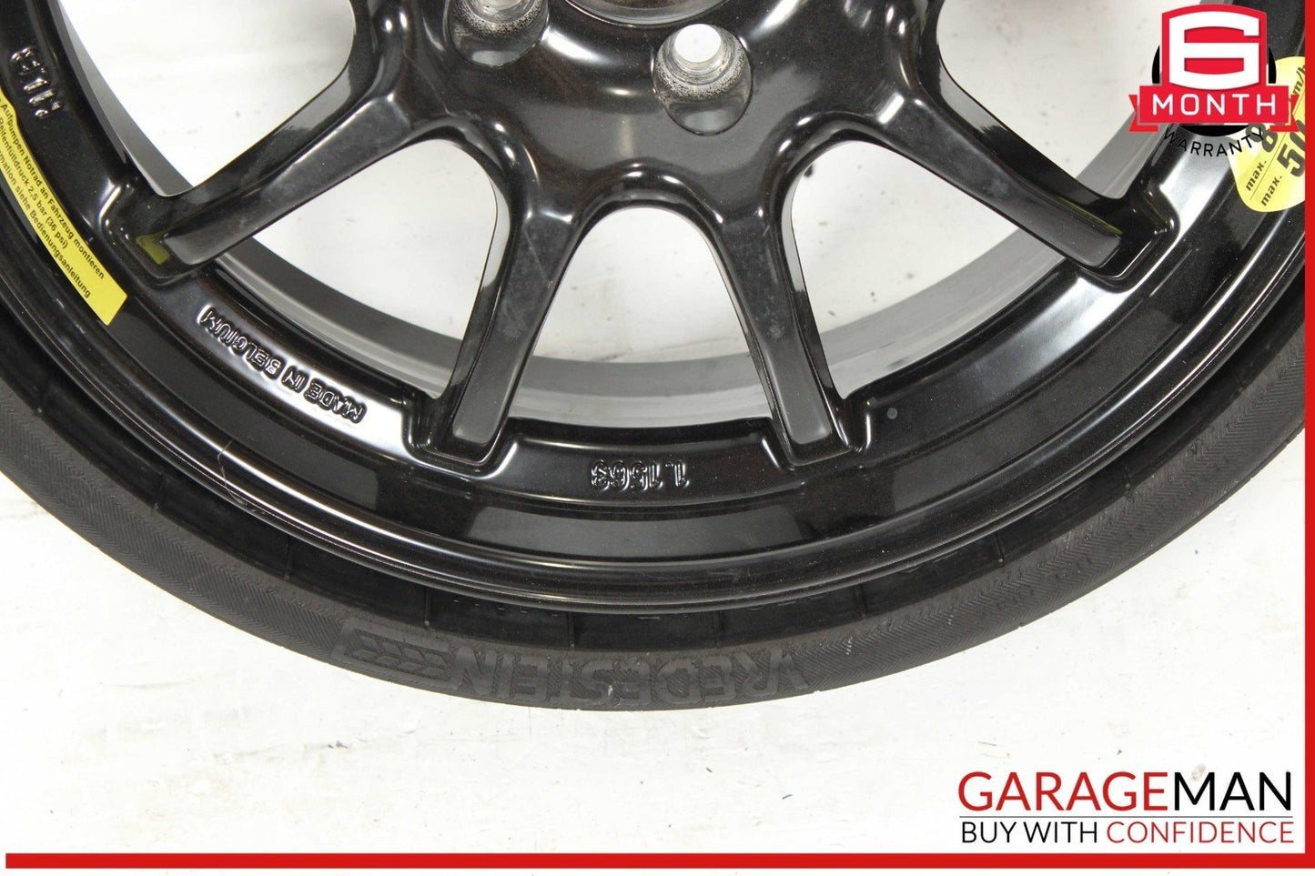 03-12 Mercedes R230 SL500 SL550 Emergency Spare Tire Wheel Donut Rim 17" 17 OEM