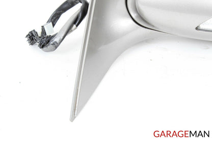 07-09 Mercedes W221 S450 S550 Front Left Side Mirror Door Rear View Silver OEM