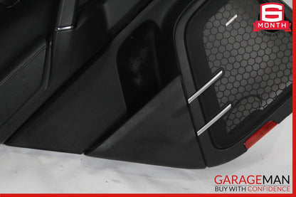 11-18 Porsche Cayenne 958 Rear Left Side Interior Door Panel Trim Assy Black