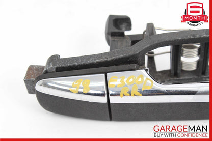 98-02 Mercedes W210 E320 E300 E420 Rear Right Side Exterior Door Handle Black
