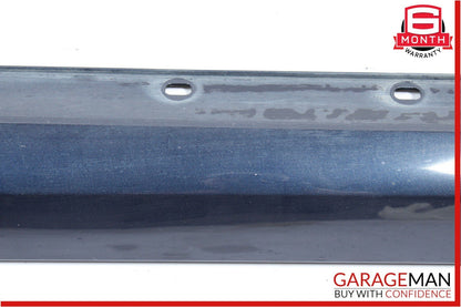 08-11 Mercedes W204 C250 C300 Left Side Rocker Skirt Molding Trim Panel Blue