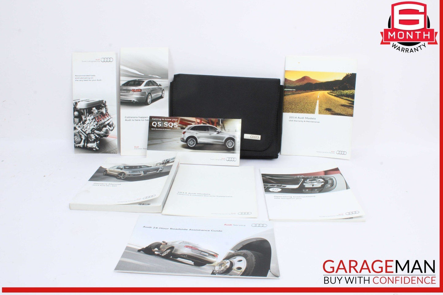 14 Audi SQ5 Q5 Owner Owner's Manual Operator User Guide w/ Case OEM