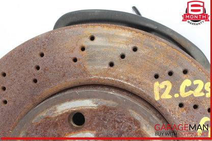 08-20 Mercedes W204 C250 Front Right Spindle Knuckle Wheel Hub w/ Rotor Disc OEM