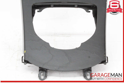 15-18 Mercedes W205 C300 Center Console Trim Bezel w/ Control Switch & Clock OEM