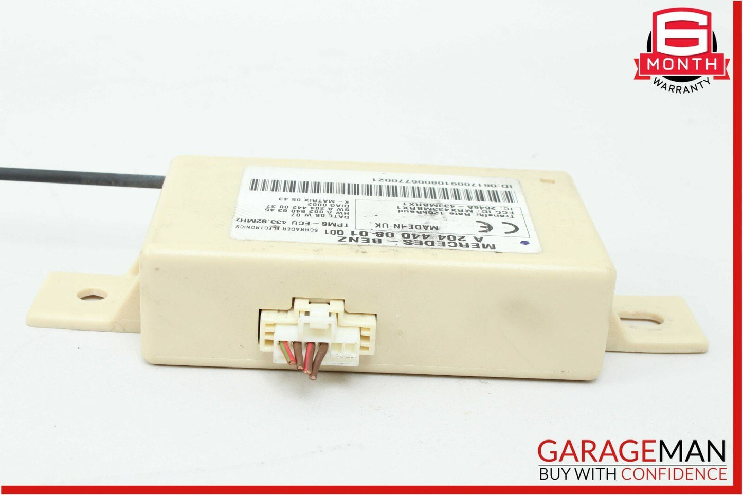 08-11 Mercedes W204 C300 Tire Pressure Monitoring System TPMS Receiver Module