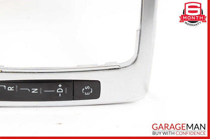 08-14 Mercedes W204 C300 R350 Center Console Shift Shifter Bezel Trim Silver