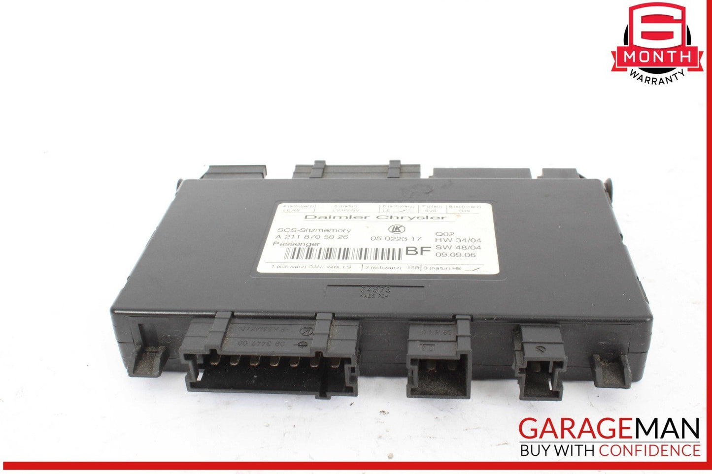 03-12 Mercedes W251 R500 ML500 Front Right Side Seat Control Module OEM