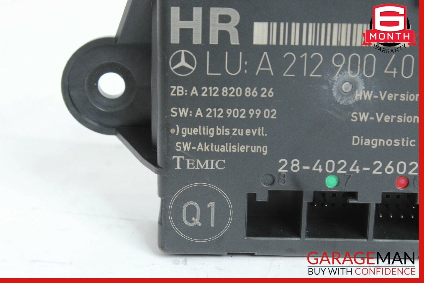 08-14 Mercedes W212 E350 C300 Rear Right Passenger Side Door Control Module OEM