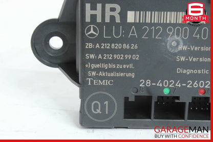 08-14 Mercedes W212 E350 C300 Rear Right Passenger Side Door Control Module OEM