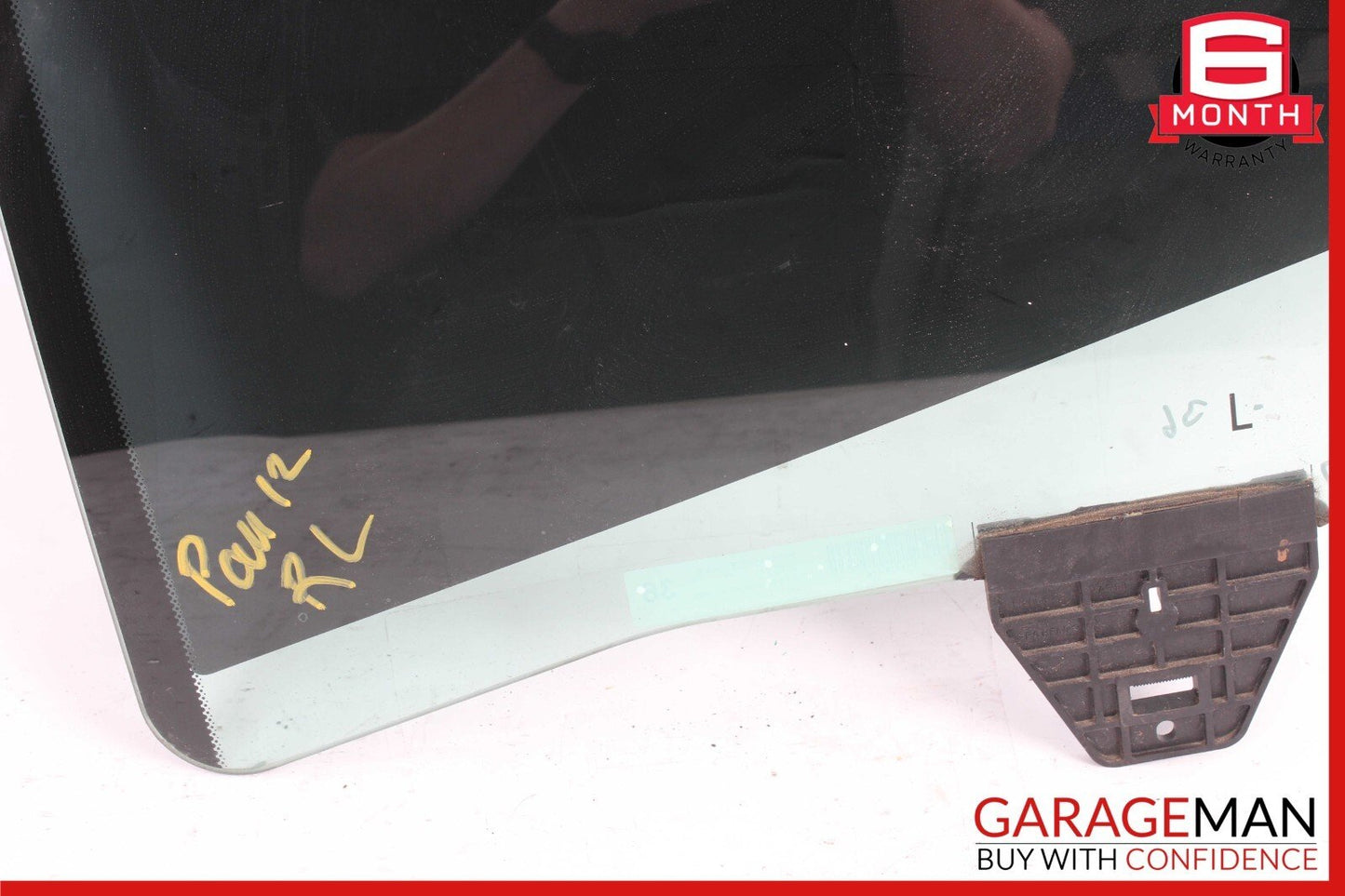 10-16 Porsche Panamera 970 Rear Left Driver Side Door Window Glass OEM