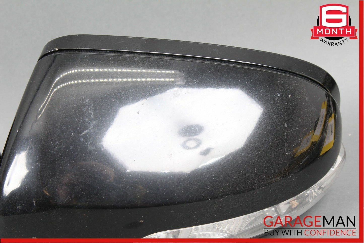 07-09 Mercedes W211 E550 E350 Front Left Side Mirror Door Rear View Black OEM