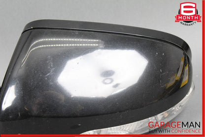 07-09 Mercedes W211 E550 E350 Front Left Side Mirror Door Rear View Black OEM