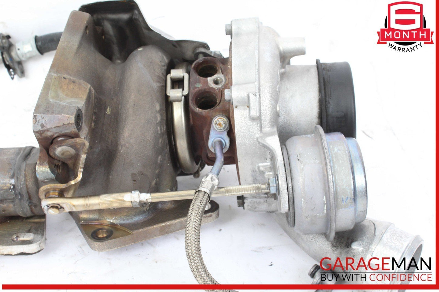 11-16 Mercedes X166 GL550 GL450 Left Turbocharger Turbo Charger Manifold OEM