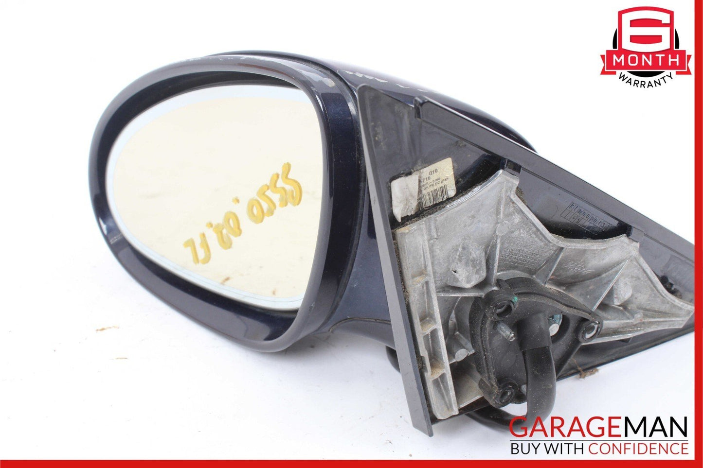 07-09 Mercedes W221 S550 Front Left Side Rear View Door Mirror Tanzanite Blue