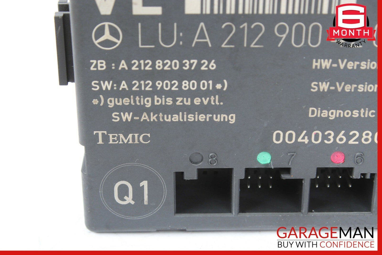 08-14 Mercedes W204 C250 C300 Front Left Driver Side Door Controller Module
