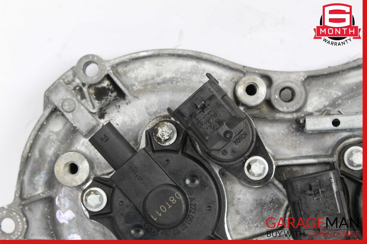 06-10 Mercedes ML350 R350 E350 Front Left Engine Timing Chain Cover Plate