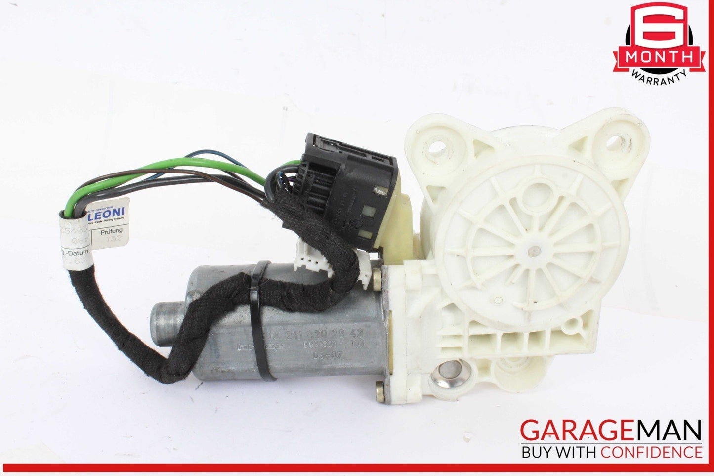 03-09 Mercedes W211 E320 E500 Front Left Driver Side Window Regulator Motor OEM