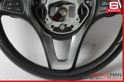 14-20 Mercedes W117 CLA250 GLA250 Steering Wheel w/ Paddle Shifters Black OEM