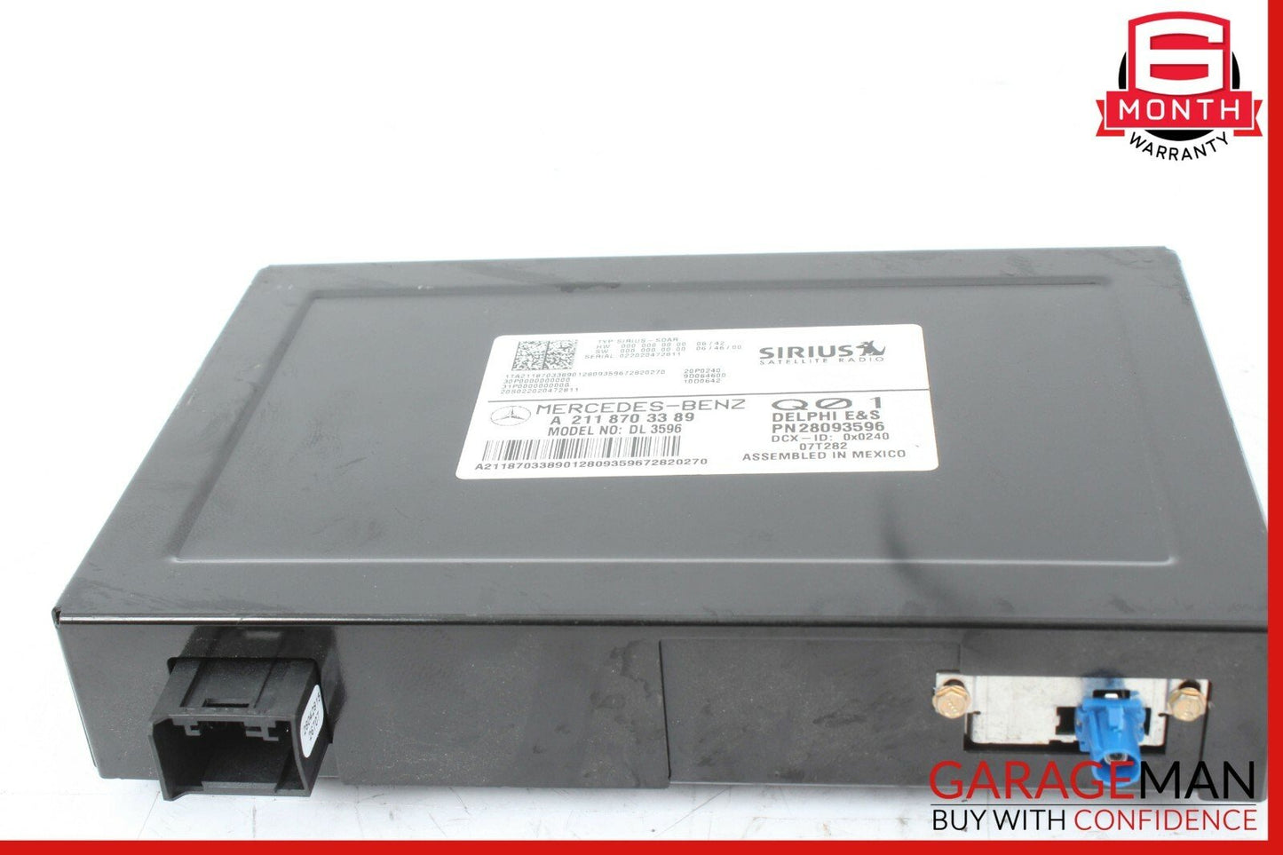 Mercedes W211 E350 GL450 ML350 R320 Sirius Satellite Radio Receiver Module OEM