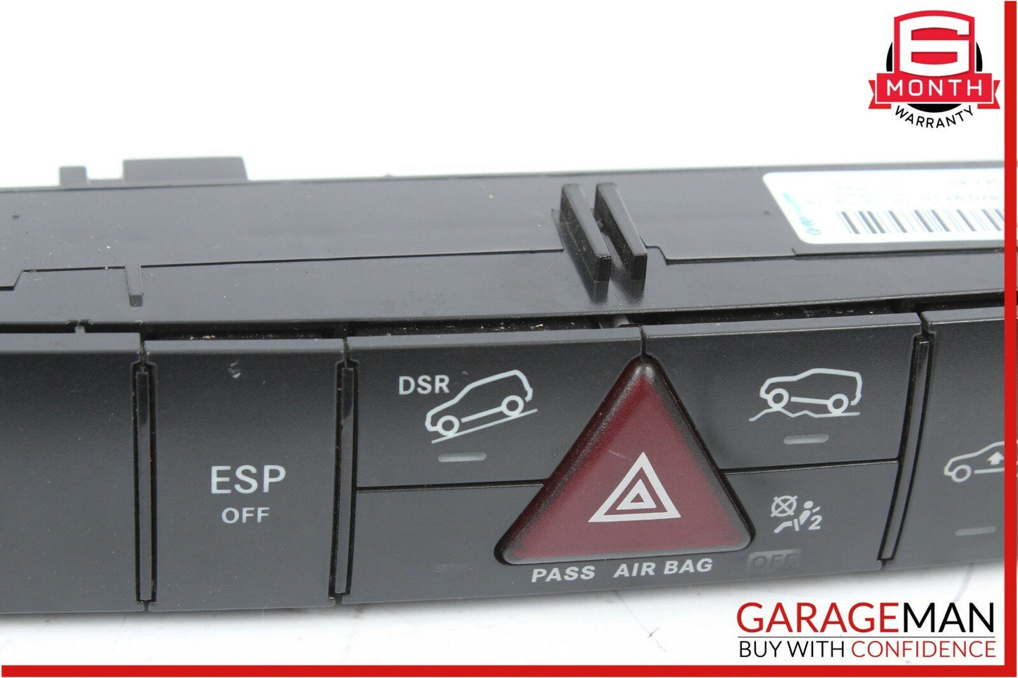 06-12 Mercedes X164 GL450 GL550 ML550 Hazard Light Switch Control Panel Module