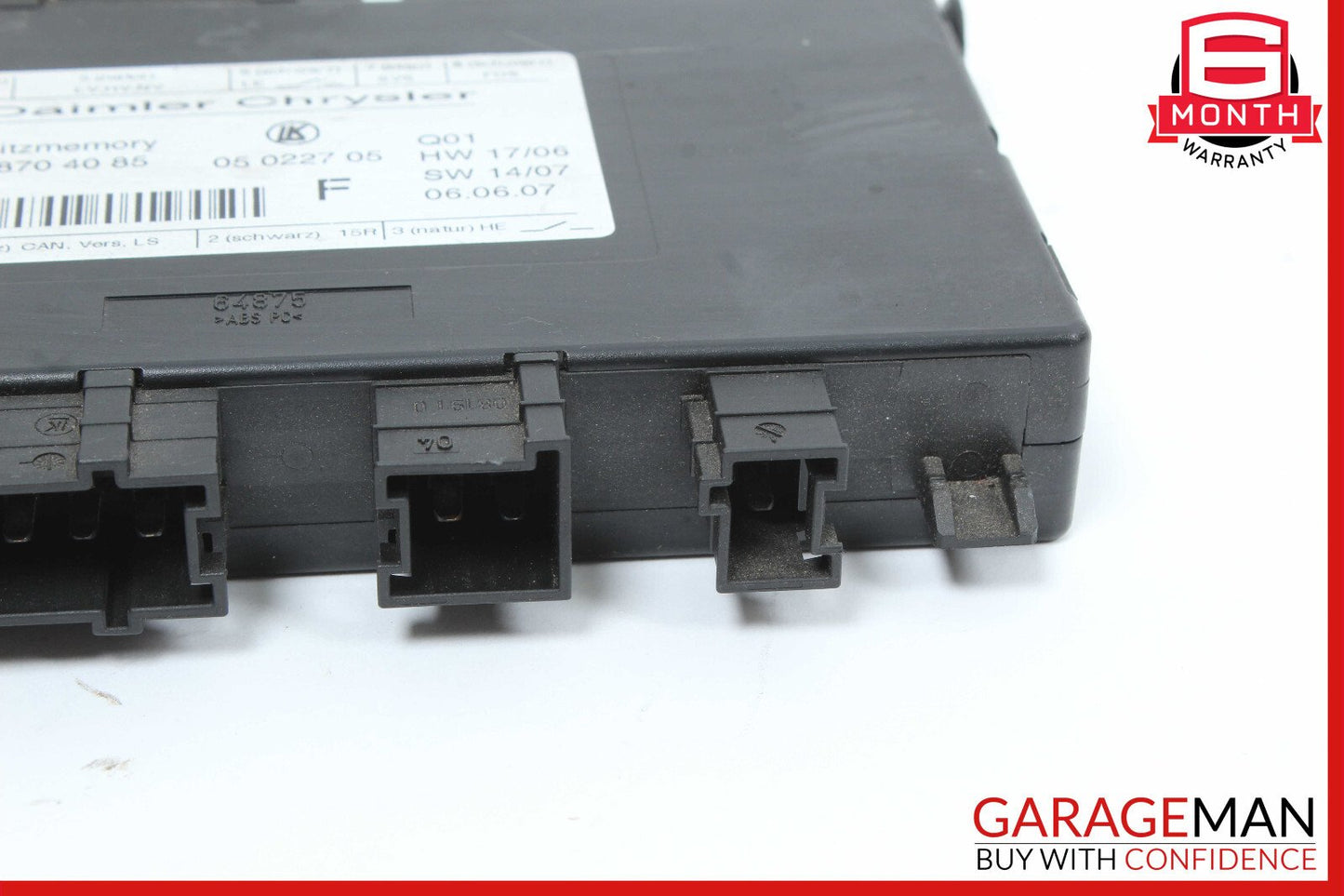 03-12 Mercedes W211 E550 SLK280 GL550 Seat Control Module Left Side OEM