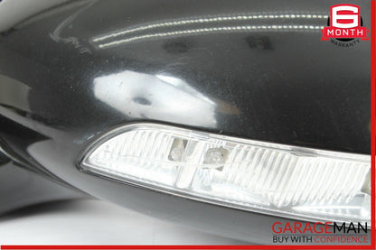 07-09 Mercedes W221 S550 Front Left Side Mirror Door Rear View Obsidian Black