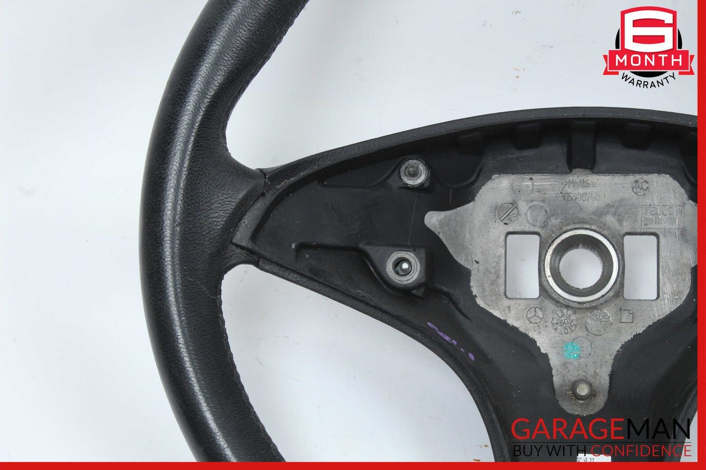 08-12 Mercedes X204 GLK350 C280 C300 3 Spoke Steering Wheel 2044601203 Black OEM