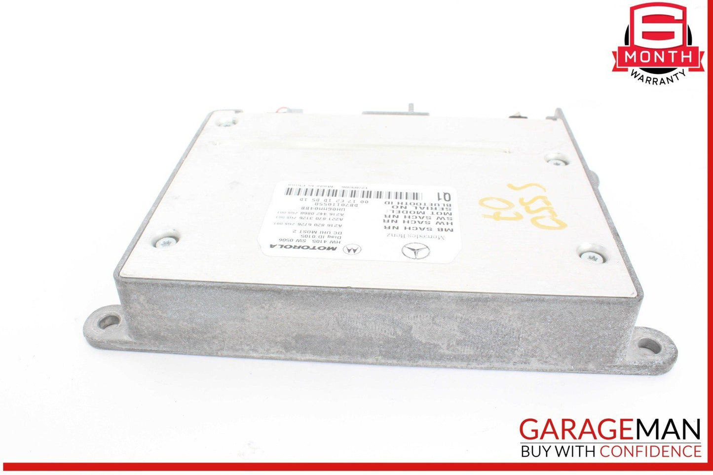 07-13 Mercedes W221 S550 CL550 Bluetooth Communication Controller Module OEM