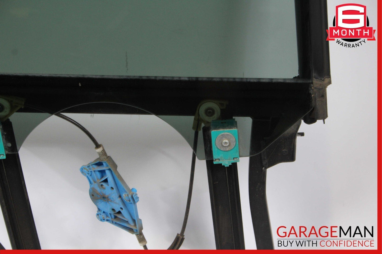 03-06 Porsche Cayenne 955 Rear Right Door Frame Window Regulator Glass Panel
