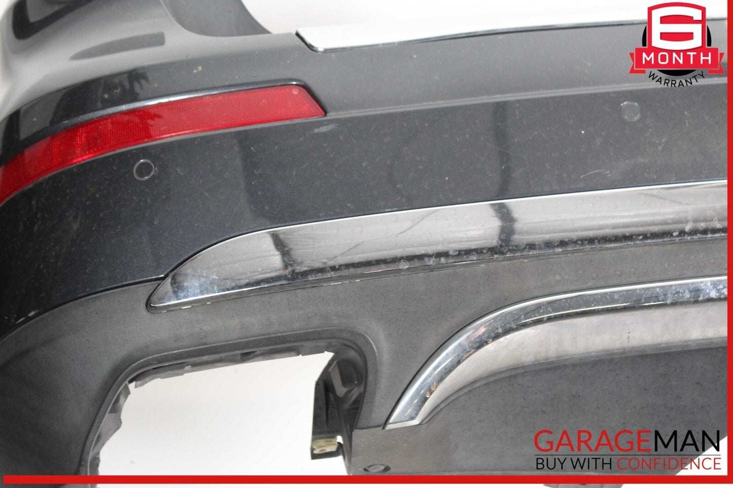 13-16 Mercedes X166 GL450 GL350 Rear Bumper Cover Assembly w/ Park Assist OEM