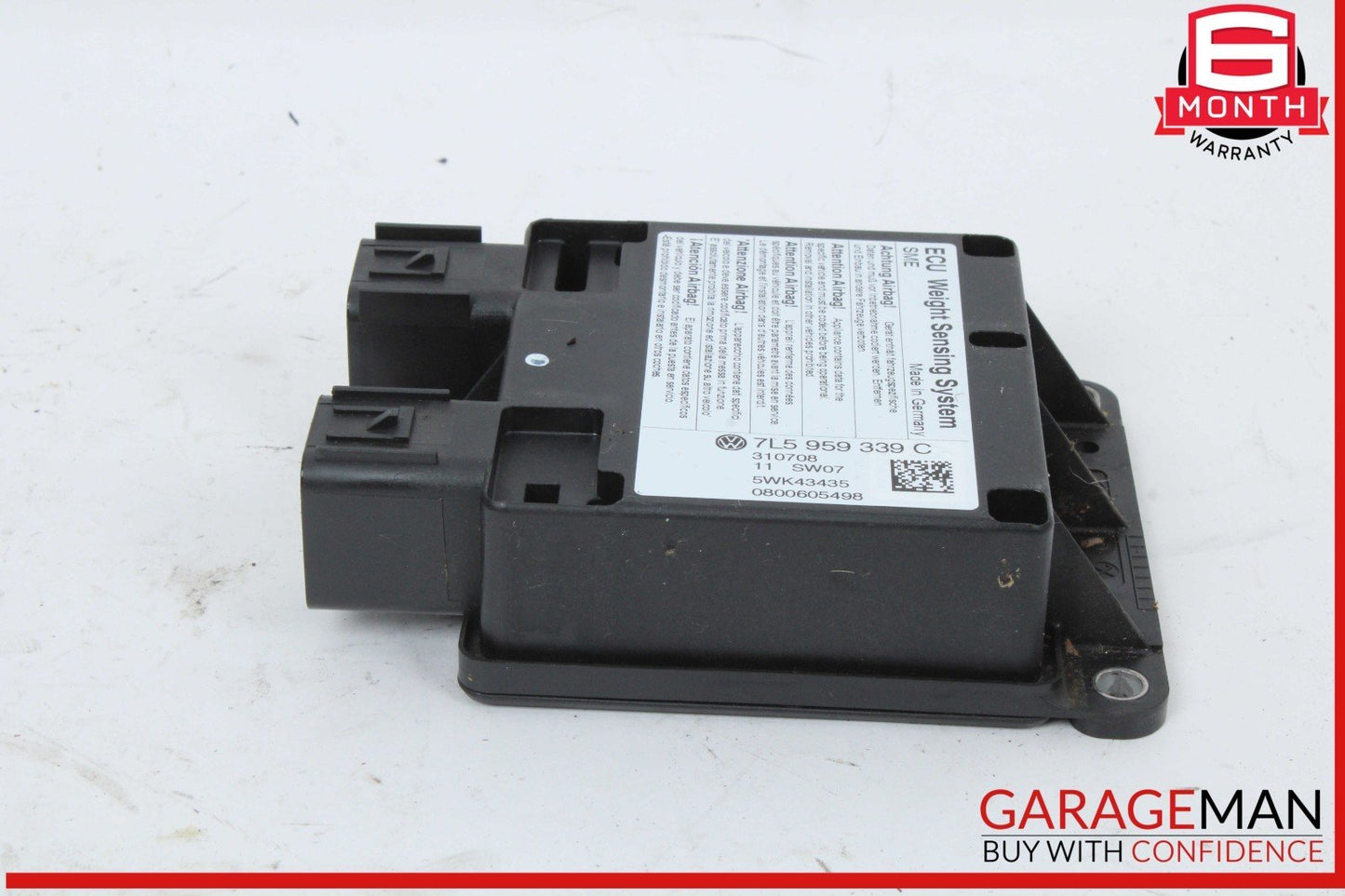08-10 Porsche Cayenne 957 Front Right Side Seat Occupancy Weight Sensor Module