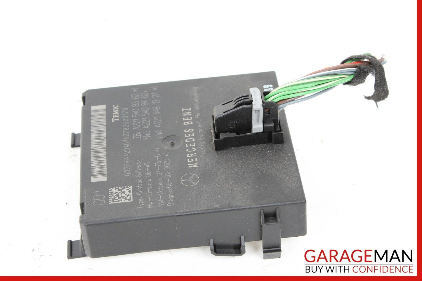 07-09 Mercedes W221 S550 S63 CL550 Central Gateway Control Module 2215408362 OEM