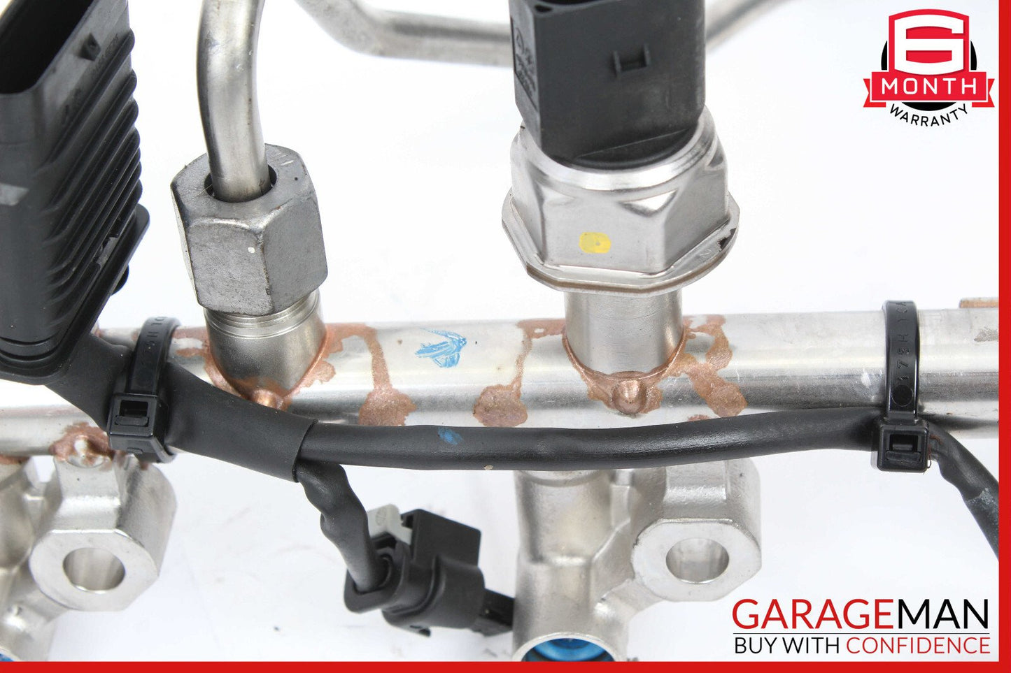 12-15 Mercedes W204 C250 SLK250 1.8L M271 Fuel Injector Rail Line Assembly OEM