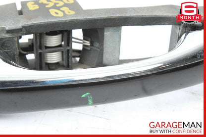 03-09 Mercedes W211 E350 Rear Right Passenger Side Exterior Door Handle Silver