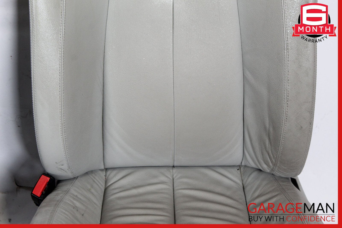 05-11 Mercedes R171 SLK300 Front Complete Seats Cushion Cover Assembly Set Gray