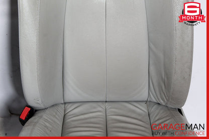 05-11 Mercedes R171 SLK300 Front Complete Seats Cushion Cover Assembly Set Gray