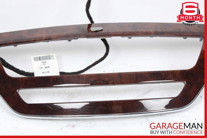 10-13 Mercedes W221 S550 S400 Dashboard Center Trim Molding Wood 2216807871 OEM