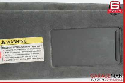 03-10 Porsche Cayenne 955 957 Front Right Side Sunvisor Sun Visor Shade Black