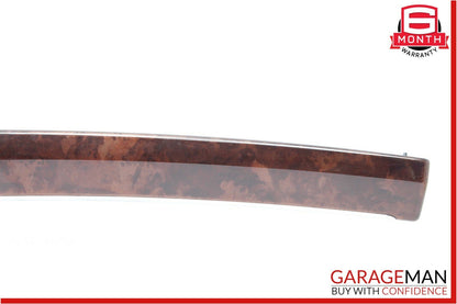 07-09 Mercedes W221 S550 Front Center Dash Dashboard Trim Cover Panel Bezel Wood